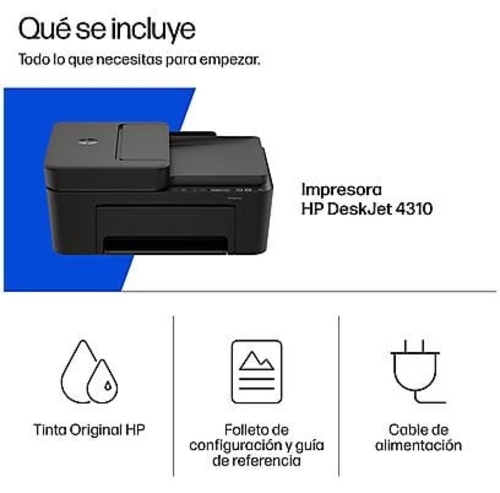HP DESKJET 4310 Negro - Impresora Multifunción