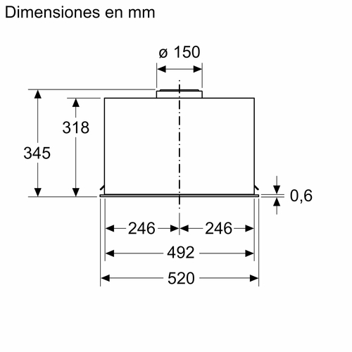 SIEMENS LB57NPC60 Negro - Grupo Filtrante 52CM