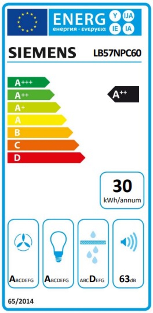 SIEMENS LB57NPC60 Negro - Grupo Filtrante 52CM