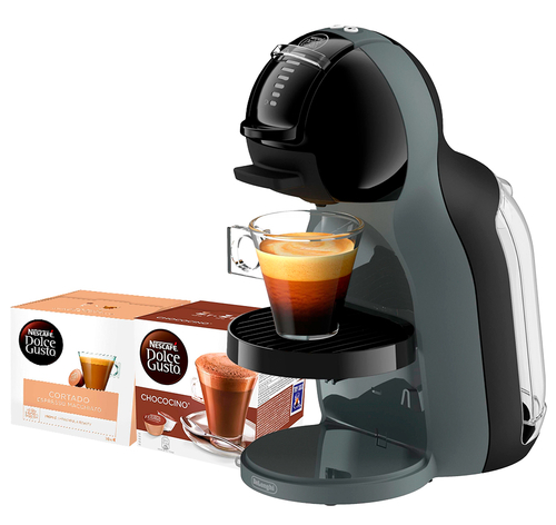 DELONGHI EDG-335-B - Pack Cafetera Cápsulas + 2 ESTUCHES DE CAFÉ
