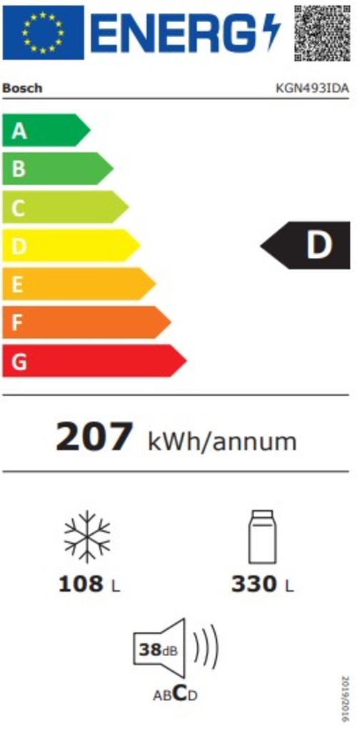 BOSCH KGN493IDA INOX - Frigorífico Combi No Frost
