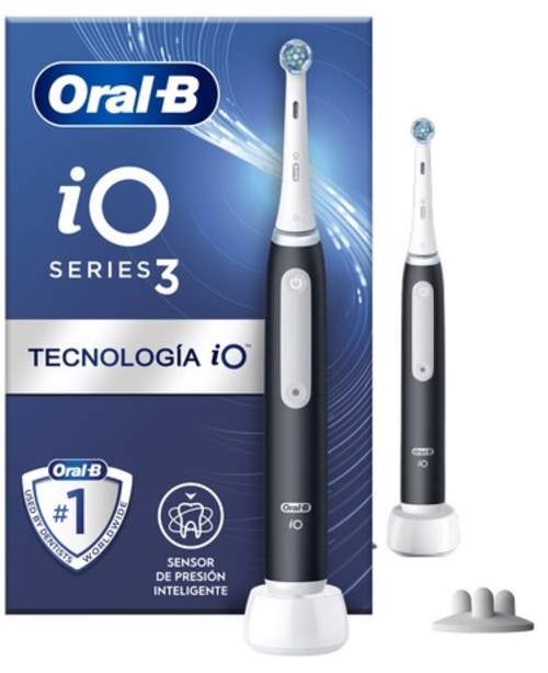 Cepillo Eléctrico BRAUN ORAL B IO3 MATT BLACK Negro