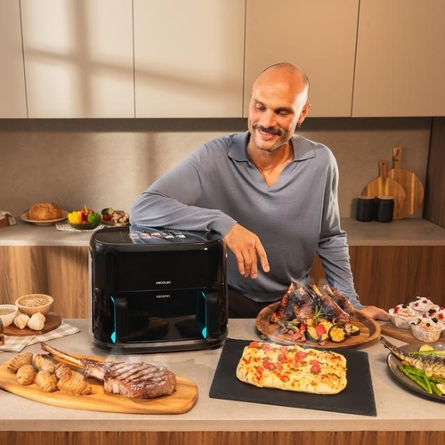 CECOTEC CECOFRY&GRILL SMOKIN'PRIME 11000 Negro - Freidora de Aire 2800W 11L