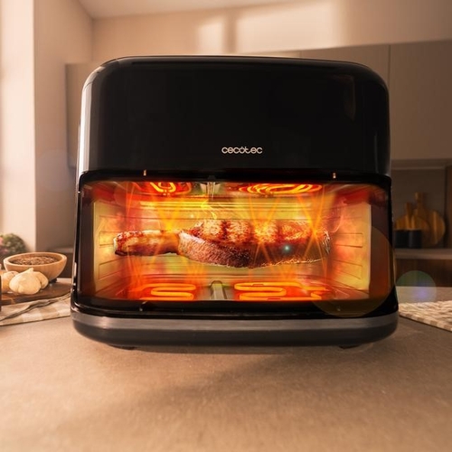 CECOTEC CECOFRY&GRILL SMOKIN'PRIME 11000 Negro - Freidora de Aire 2800W 11L