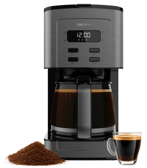 CECOTEC COFFEE 66 TIME Gris - Cafetera de Goteo 800W