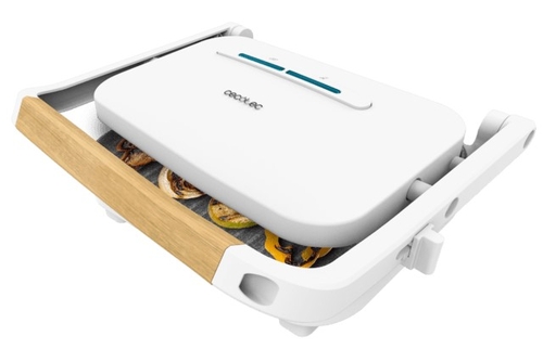 CECOTEC ROCK'NGRILL 1200 WOOD W Blanco - Plancha de Asar 1300W