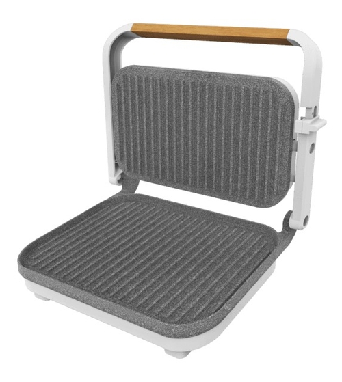 CECOTEC ROCK'NGRILL 1200 WOOD W Blanco - Plancha de Asar 1300W