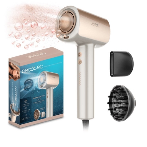 CECOTEC DRYGLAM NANO PLASMA CHAMPAGNE - Secador 1600W