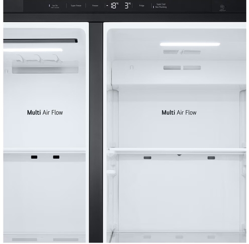 LG GSLC41EPPE Negro Grafito - Frigorífico Side by Side No Frost