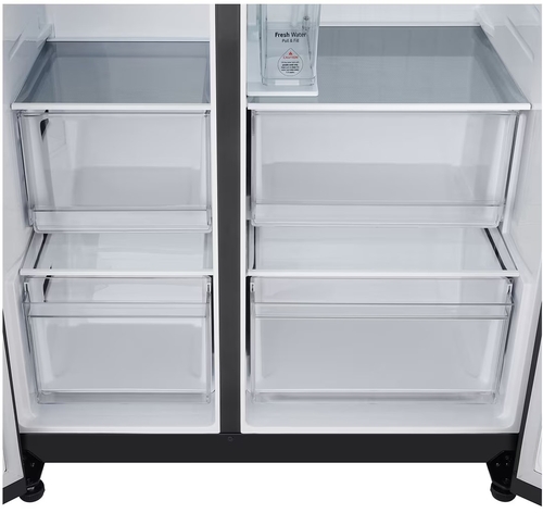 LG GSLC41EPPE Negro Grafito - Frigorífico Side by Side No Frost