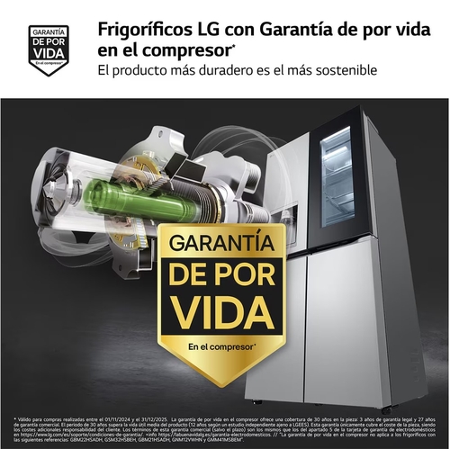 LG GMG861MBAE INOX - Frigorífico Side by Side No Frost