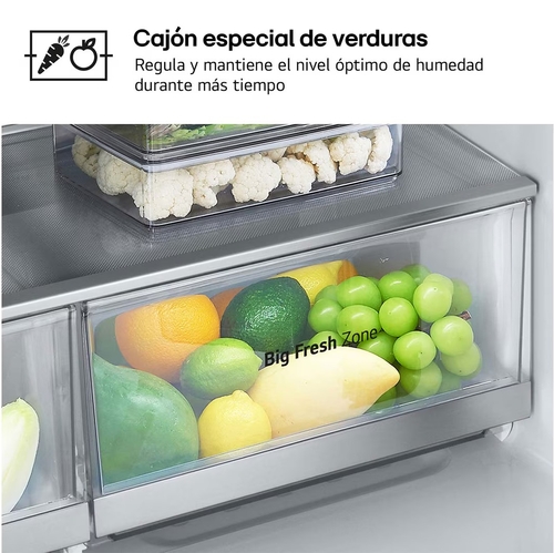 LG GMG861MBAE INOX - Frigorífico Side by Side No Frost