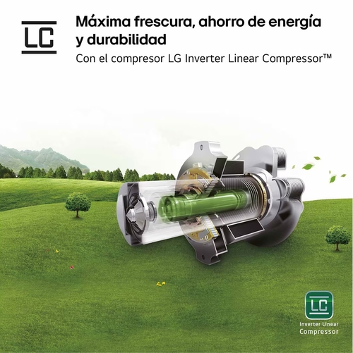 LG GMG861MBAE INOX - Frigorífico Side by Side No Frost
