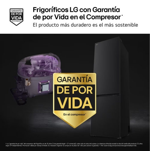 LG GBBS726CEV Acero Grafito - Frigorífico Combi No Frost