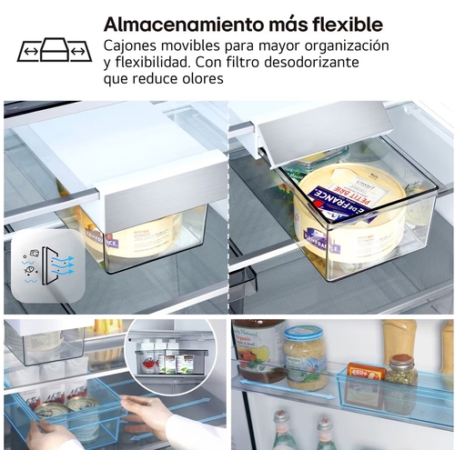 LG GBBS726CEV Acero Grafito - Frigorífico Combi No Frost