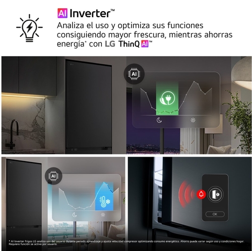 LG GBBS524CPY INOX - Frigorífico Combi No Frost