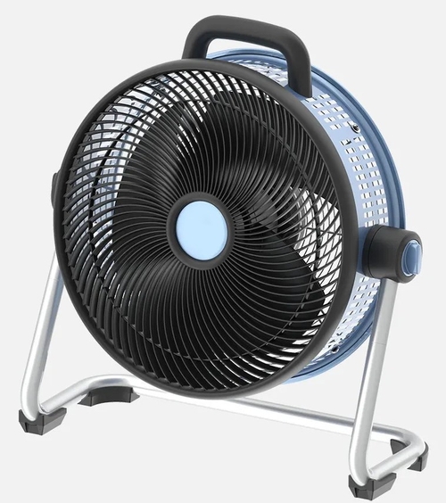 ABRILA CORINTIO Azul-Negro - Ventilador Industrial 100W