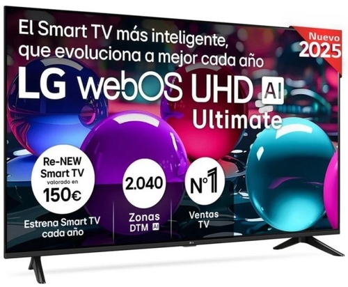 LG 50UA73003LA Negro - TV 50" 4K Smart TV
