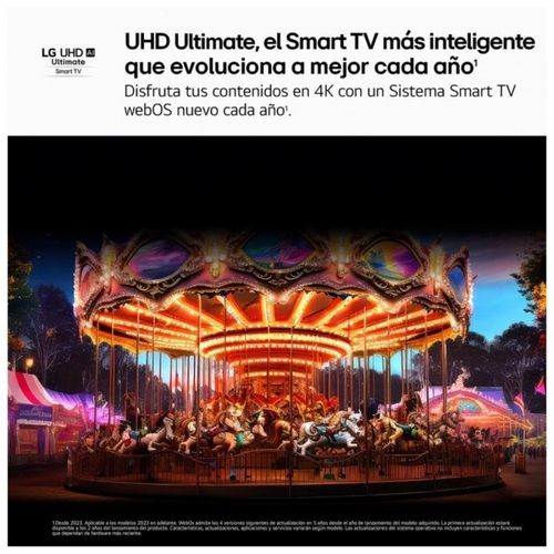LG 50UA73003LA Negro - TV 50" 4K Smart TV