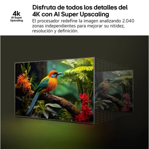 LG 50UA73003LA Negro - TV 50" 4K Smart TV