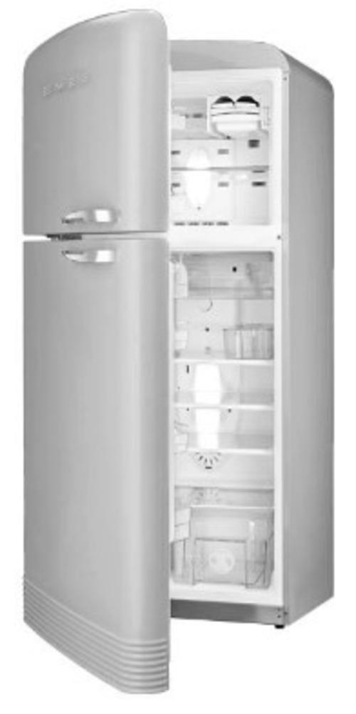 SMEG FAB50XS Gris - Frigorífico Dos Puertas No Frost