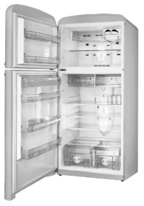 SMEG FAB50XS Gris - Frigorífico Dos Puertas No Frost