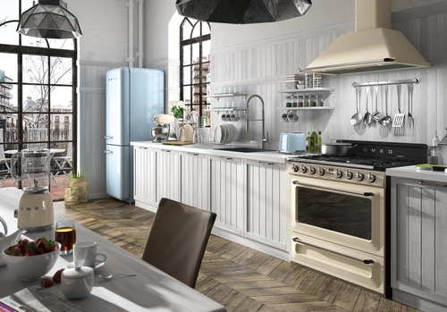 SMEG FAB32RAZN1 Azul - Frigorífico Combi No Frost