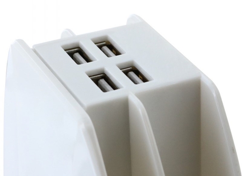 METRONIC SMART IC Blanco - Cargador Inteligente 4 USB