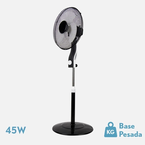 ABRILA MÁGICO Negro - Ventilador de Pie 45W