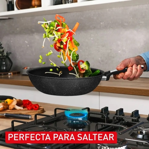 TEFAL WOK EXPERTISE PLUS Negro - Sartén 28CM