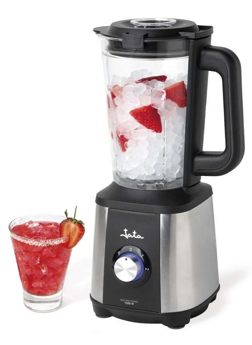 JATA JEBT1604 INOX-Negro - Batidora de Vaso 1500W