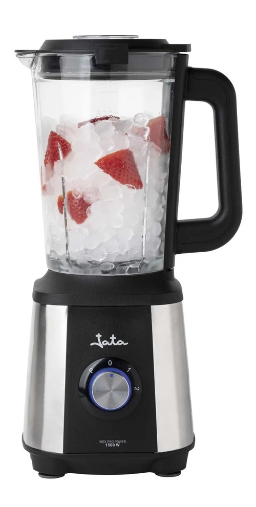 JATA JEBT1604 INOX-Negro - Batidora de Vaso 1500W