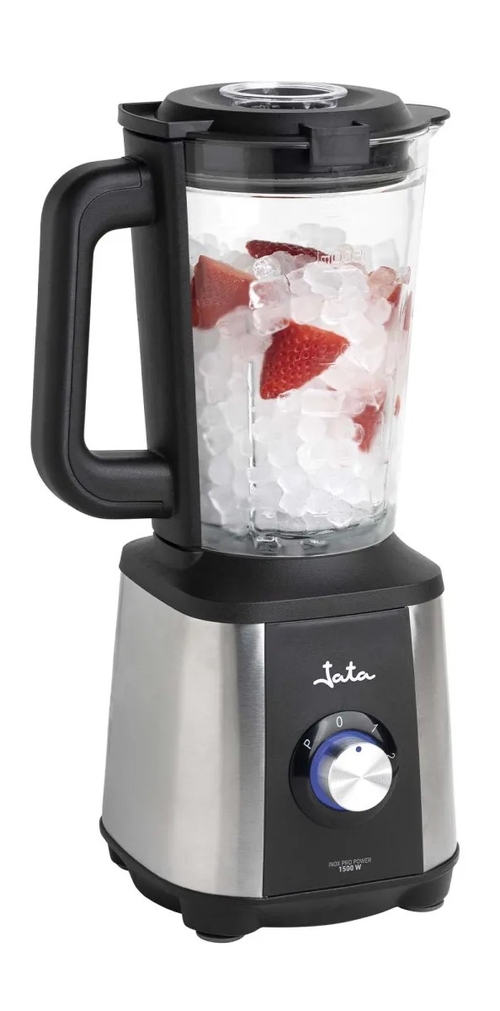 JATA JEBT1604 INOX-Negro - Batidora de Vaso 1500W