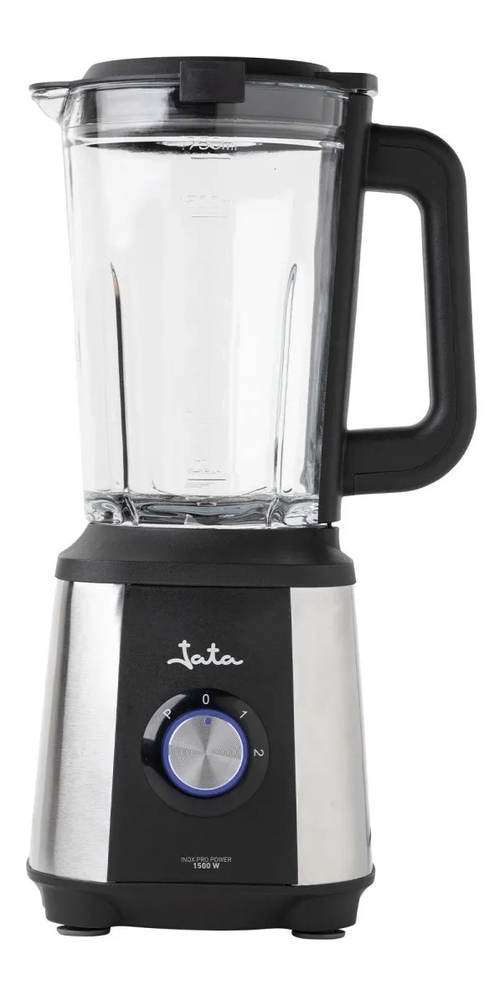 JATA JEBT1604 INOX-Negro - Batidora de Vaso 1500W