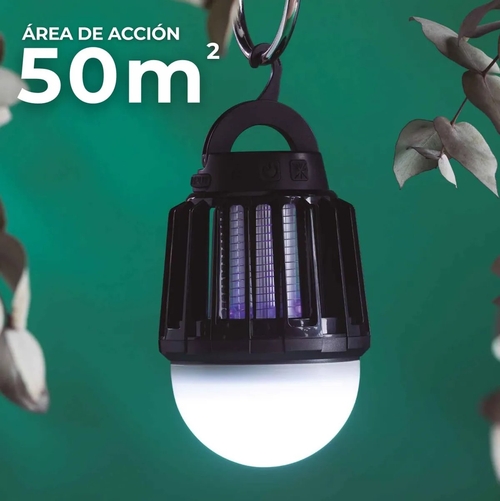 JATA MOST3547 Negro - Mata Insectos Y Lámpara Portátil