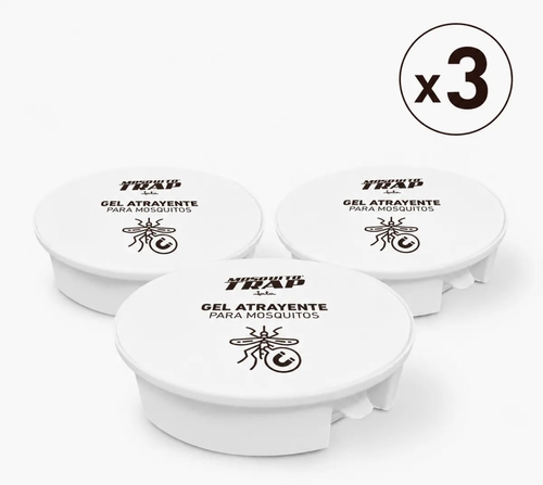 JATA MCAR2603 3 Unidades - Recambio Cartucho Gel Atrayente