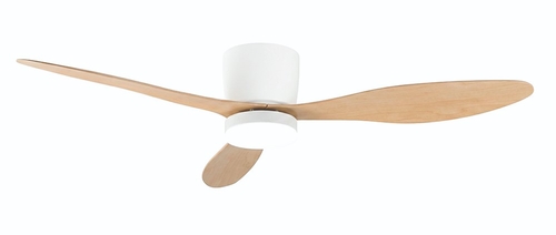 ORBEGOZO CP 178132 Blanco-Haya - Ventilador de Techo 3 Aspas con luz