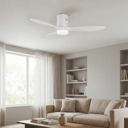 ORBEGOZO CP 174132 Blanco - Ventilador de Techo 3 Aspas con luz