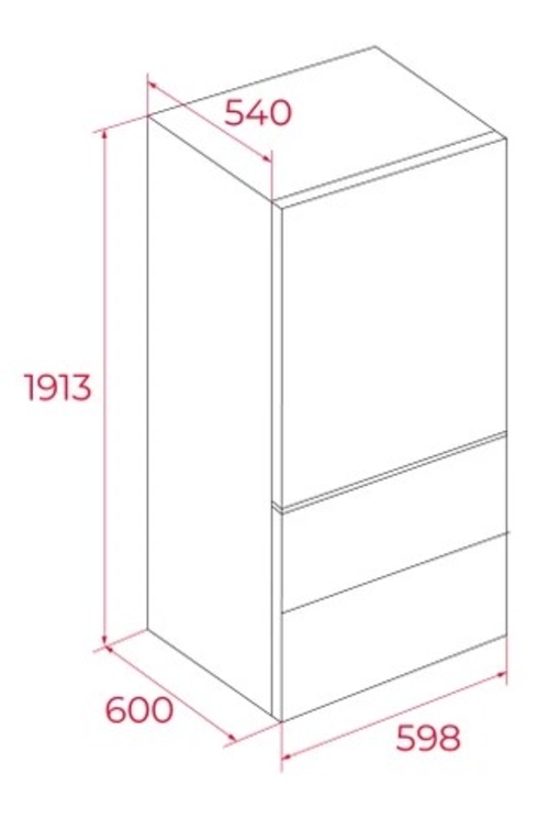 TEKA RBF 87670 SLN G1 Negro Mate - Frigorífico Combi No Frost
