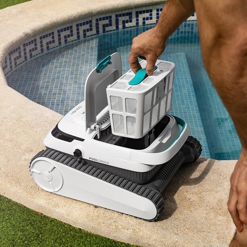 CECOTEC CONGA POOLDROID 5000 TOTALCLEAN PEARL Gris - Robot Aspirador De Piscina