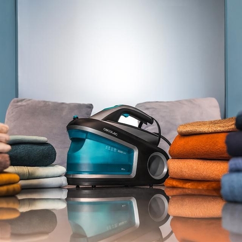 CECOTEC IRONHERO 3200 STATION Negro-Azul - Centro de Planchado 3200W