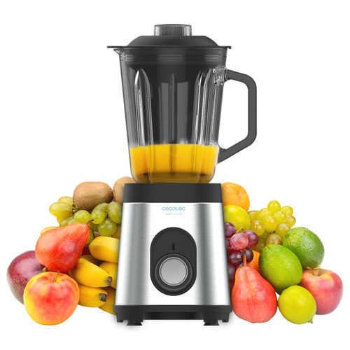 CECOTEC POWER BLACK TITANIUM 1800MAX INOX - Batidora de Vaso 1000W