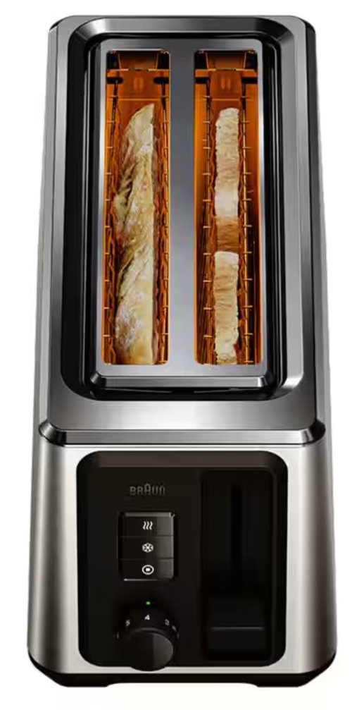 BRAUN HT5220  INOX - Tostador 1400W