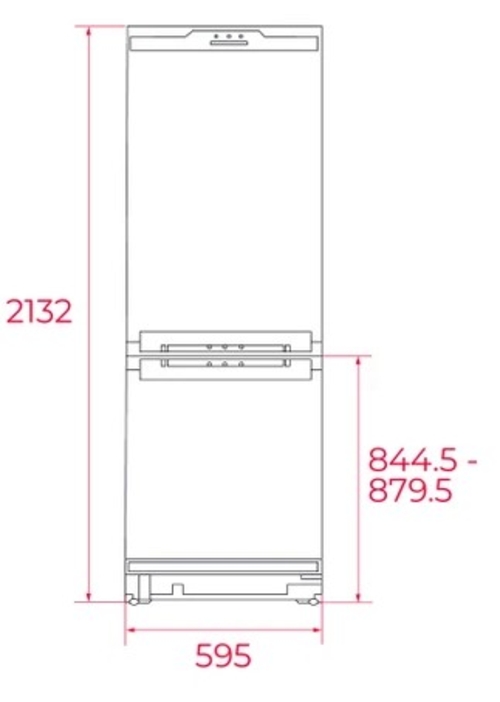 TEKA RBF 88695 FI SLN Integrable - Frigorífico Combi No Frost