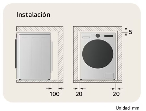 LG F4A1009NWKB  - Lavadora Carga Frontal 9KG 1400RPM