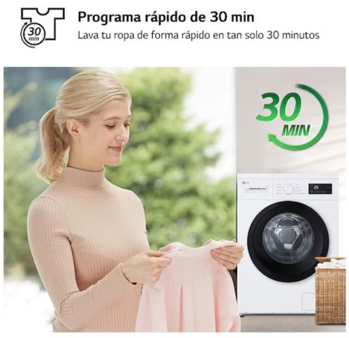 LG F4A1009NWKB  - Lavadora Carga Frontal 9KG 1400RPM