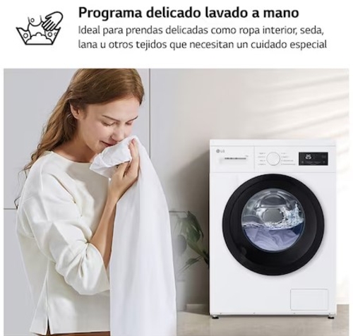 LG F4A1009NWKB  - Lavadora Carga Frontal 9KG 1400RPM