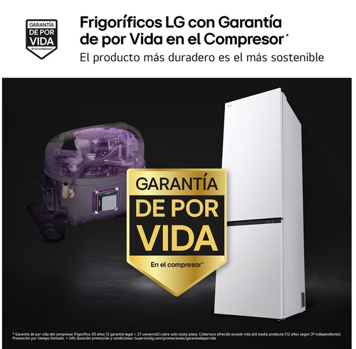 LG GBBSJ20ESW Blanco - Frigorífico Combi No Frost