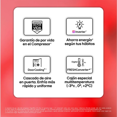 LG GBBSJ20EPY INOX - Frigorífico Combi No Frost