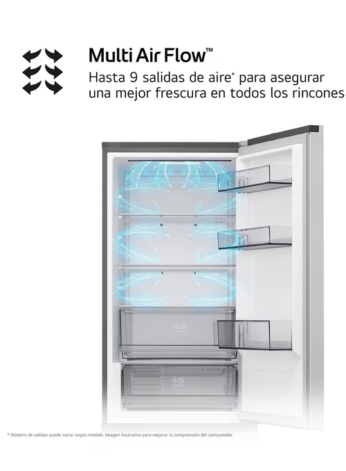 LG GBBSJ10EPY INOX - Frigorífico Combi No Frost